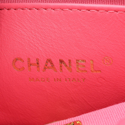 マトラッセ ハートロック チェーンショルダーバッグ ラムスキン ピンク ゴールド金具 シャネル バッグ CHANEL