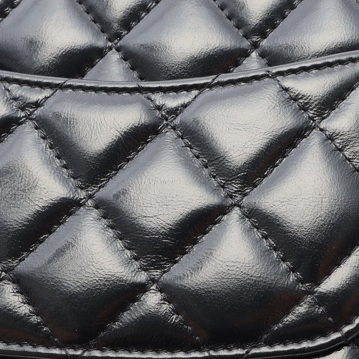 マトラッセ ショルダーウォレット レザー ブラック ゴールド金具 シャネル バッグ CHANEL