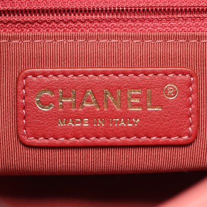 マトラッセ Wチェーンショルダーバッグ ラムスキン ピンク ゴールド金具 シャネル バッグ CHANEL
