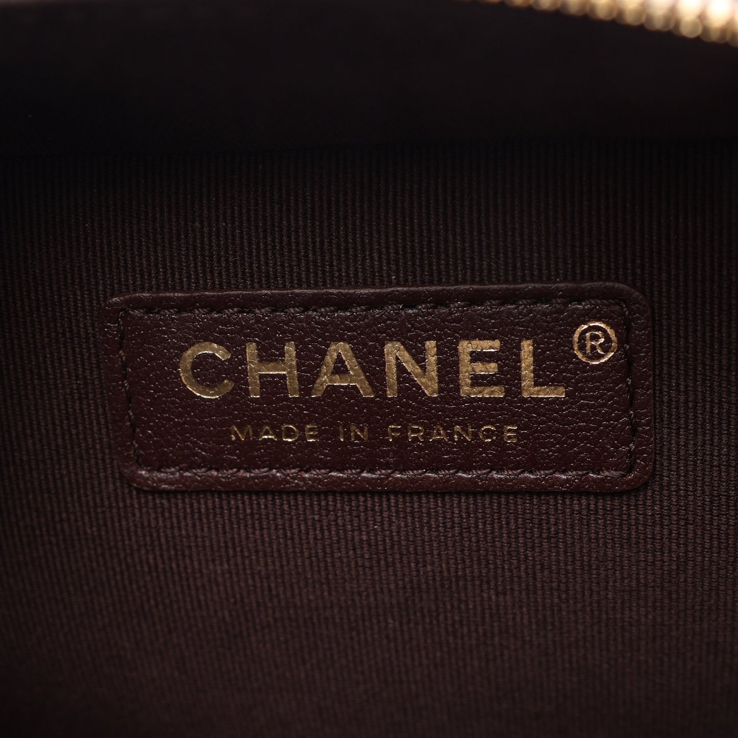 マトラッセ ミニ ボーリング 2WAY チェーンショルダーバッグ ラムスキン ダークブラウン ゴールド金具 シャネル バッグ CHANEL