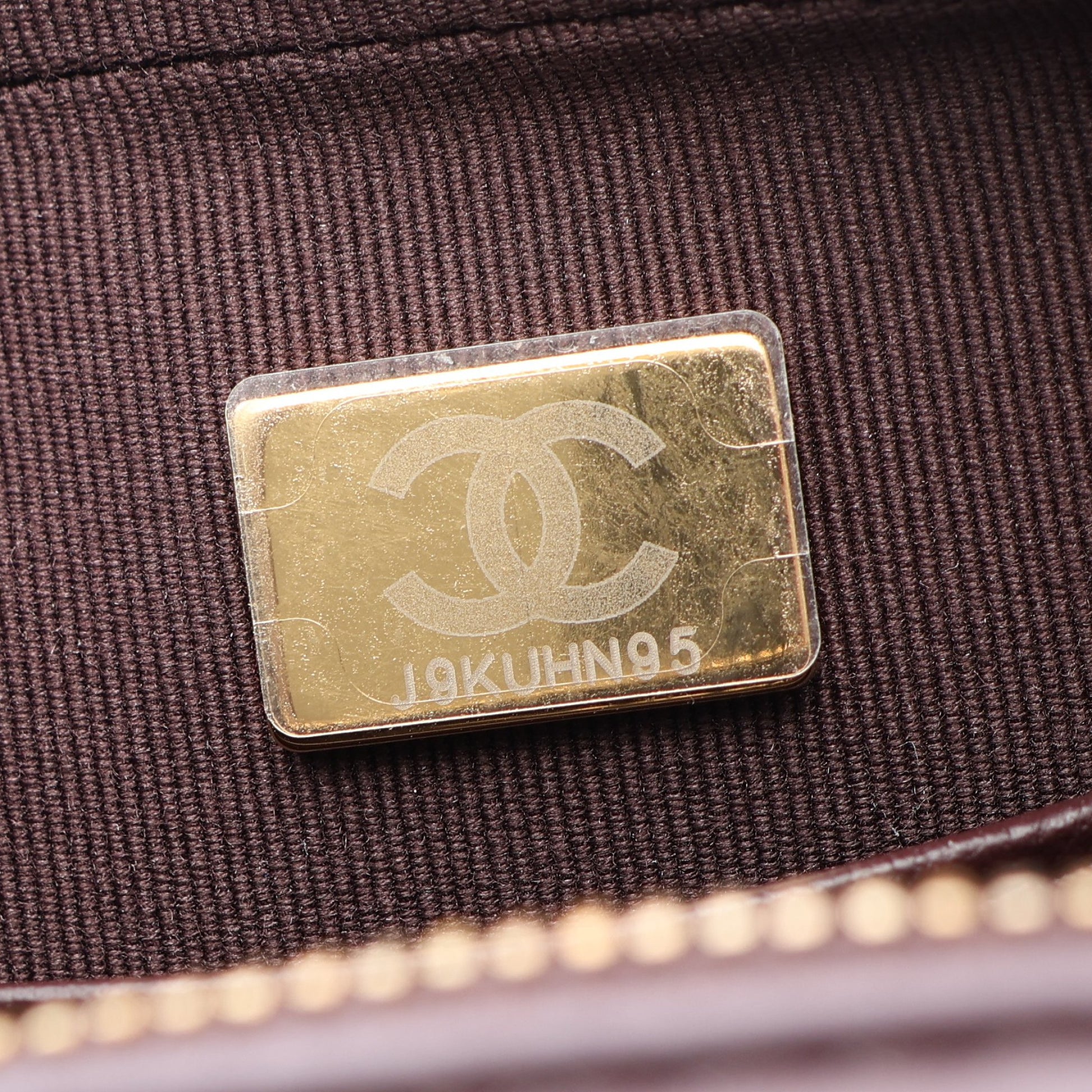 マトラッセ ミニ ボーリング 2WAY チェーンショルダーバッグ ラムスキン ダークブラウン ゴールド金具 シャネル バッグ CHANEL