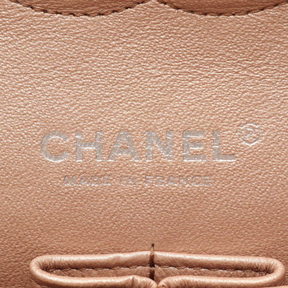 マトラッセ Wフラップ Wチェーンショルダーバッグ レザー ライトピンク シルバー金具 シャネル バッグ CHANEL