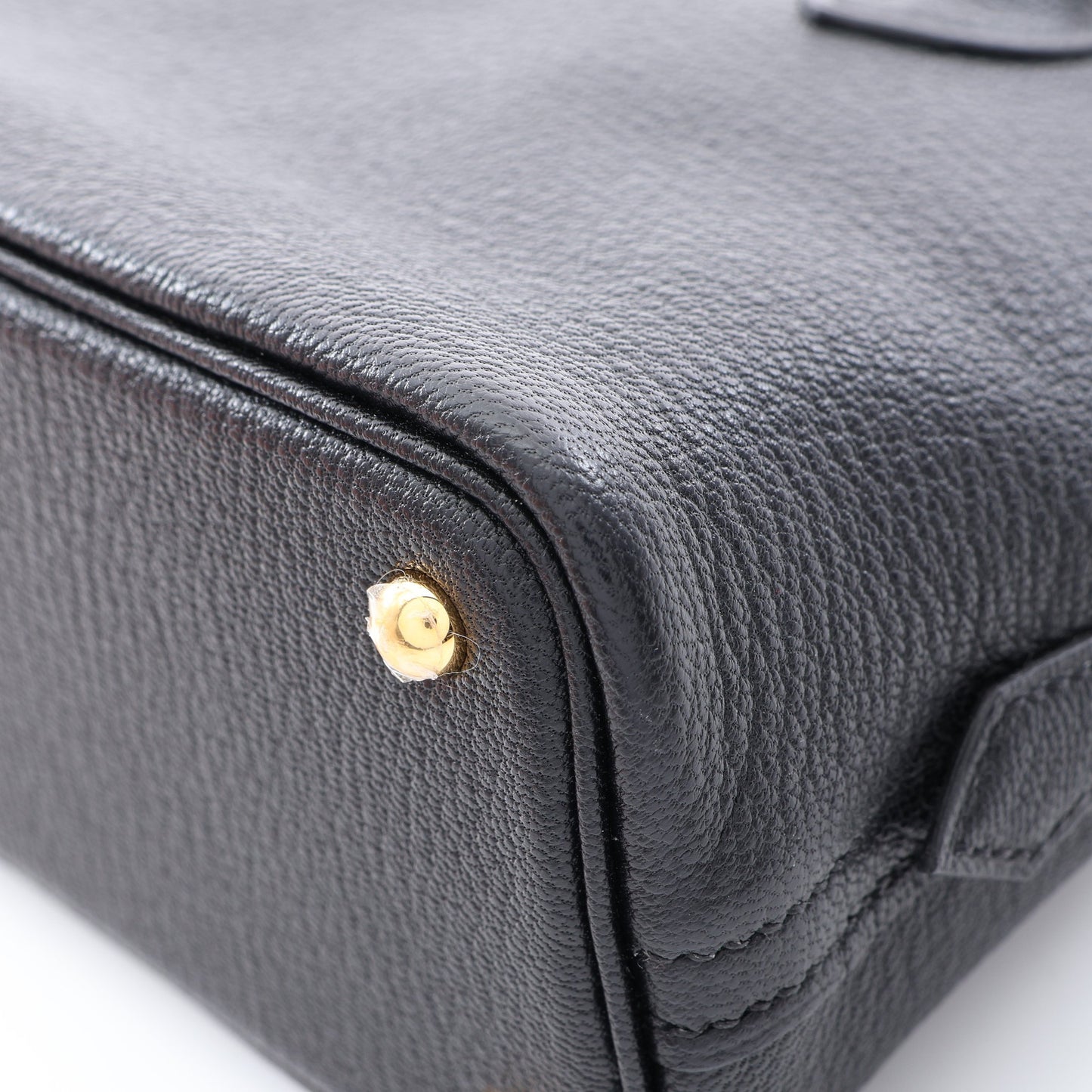 ボリード1923 ミニ 2WAY ハンドバッグ シェーブル ブラック ゴールド金具 W刻印 エルメス バッグ HERMES