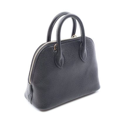 ボリード1923 ミニ 2WAY ハンドバッグ シェーブル ブラック ゴールド金具 W刻印 エルメス バッグ HERMES