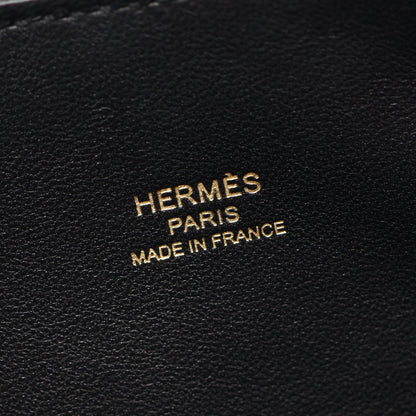 ボリード1923 ミニ 2WAY ハンドバッグ シェーブル ブラック ゴールド金具 W刻印 エルメス バッグ HERMES