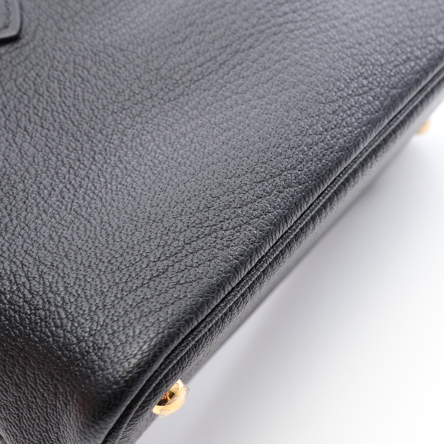 ボリード1923 ミニ 2WAY ハンドバッグ シェーブル ブラック ゴールド金具 W刻印 エルメス バッグ HERMES