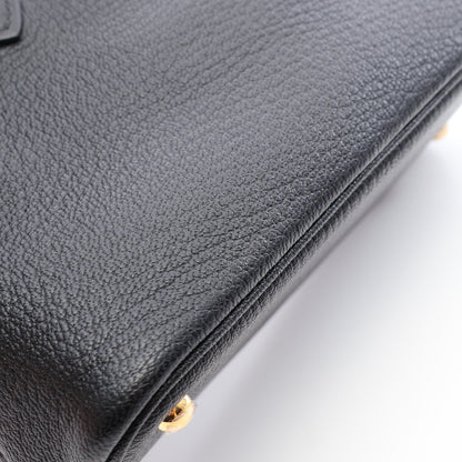 ボリード1923 ミニ 2WAY ハンドバッグ シェーブル ブラック ゴールド金具 W刻印 エルメス バッグ HERMES
