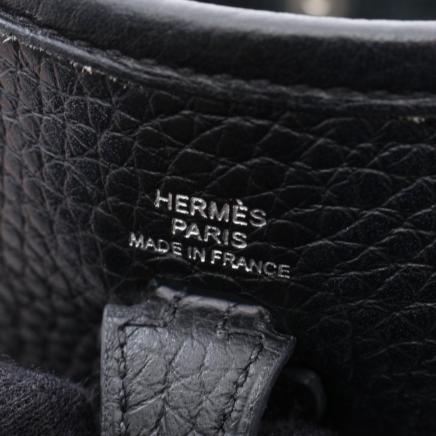 エヴリンTPM アマゾン ショルダーバッグ トリヨンクレマンス ブラック シルバー金具 U刻印 エルメス バッグ HERMES