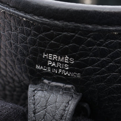 エヴリンTPM アマゾン ショルダーバッグ トリヨンクレマンス ブラック シルバー金具 U刻印 エルメス バッグ HERMES