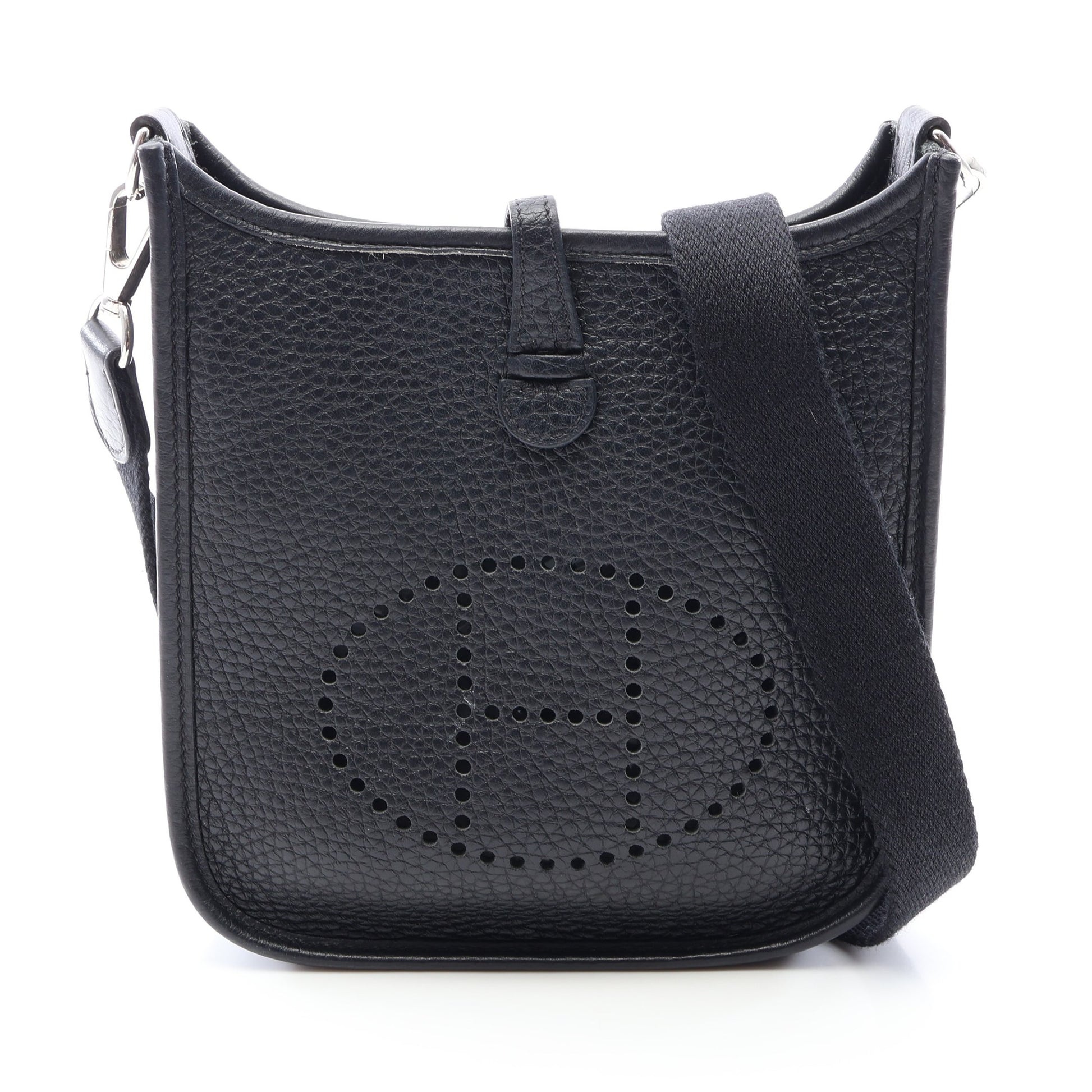エヴリンTPM アマゾン ショルダーバッグ トリヨンクレマンス ブラック シルバー金具 U刻印 エルメス バッグ HERMES