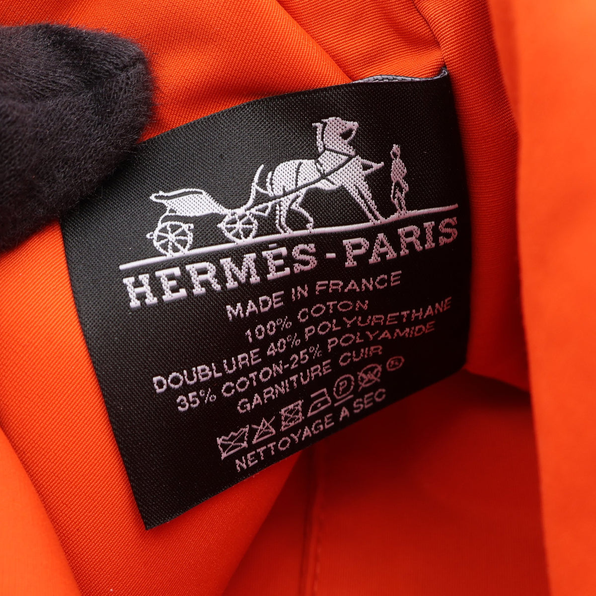 ボリードポーチ ミニ ナチュラル ポーチ キャンバス アイボリー シルバー金具 エルメス 財布・小物 HERMES