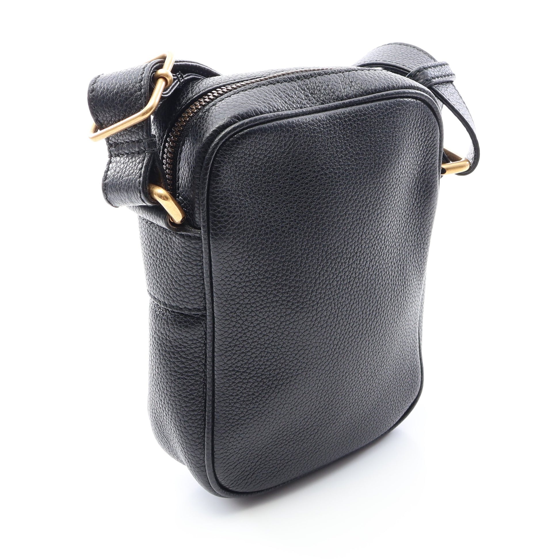 ウェビングライン ショルダーバッグ レザー ブラック マルチカラー グッチ バッグ GUCCI