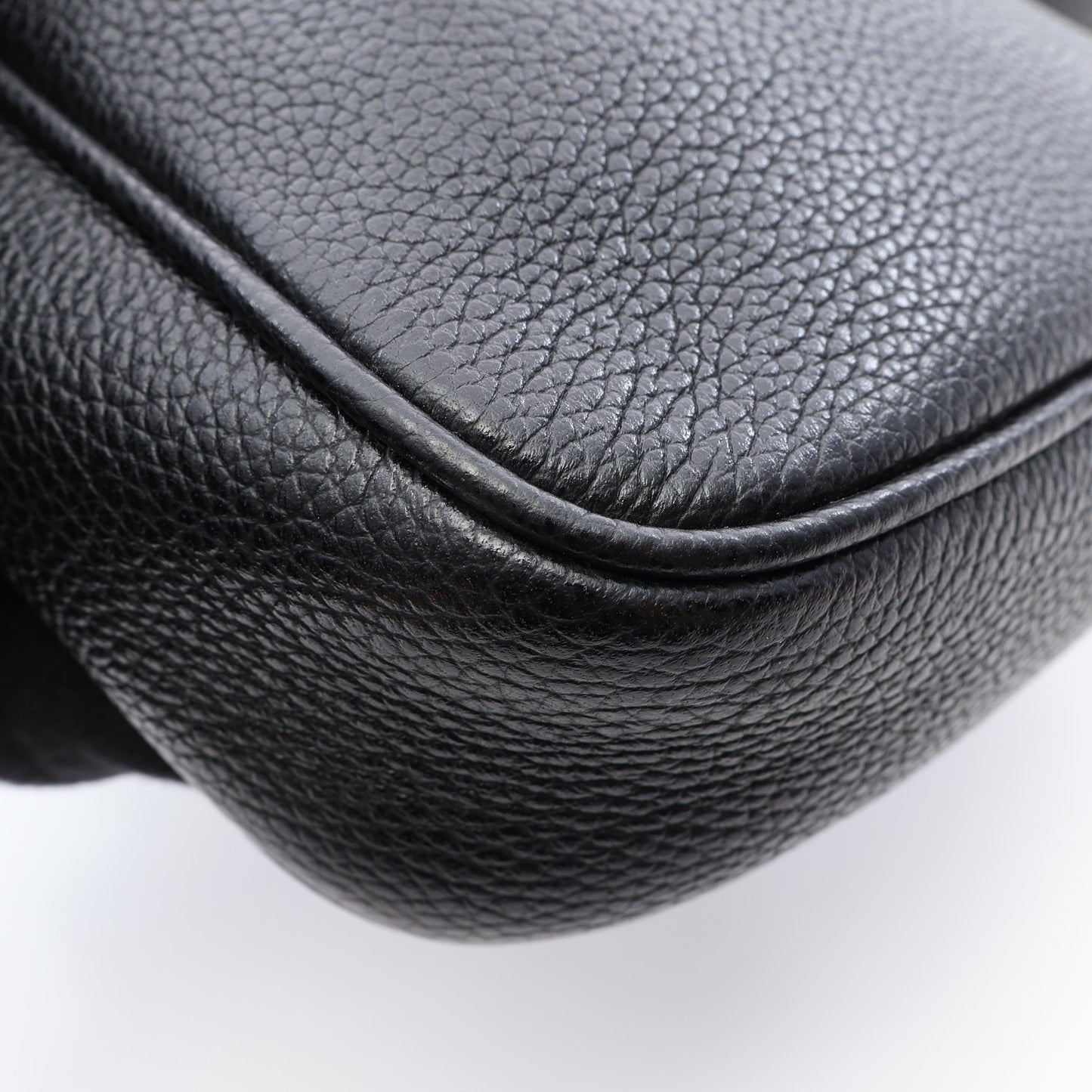 ウェビングライン ショルダーバッグ レザー ブラック マルチカラー グッチ バッグ GUCCI