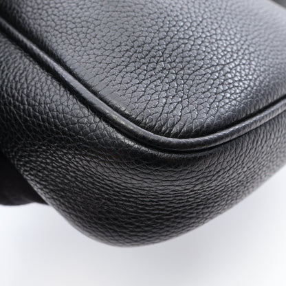 ウェビングライン ショルダーバッグ レザー ブラック マルチカラー グッチ バッグ GUCCI