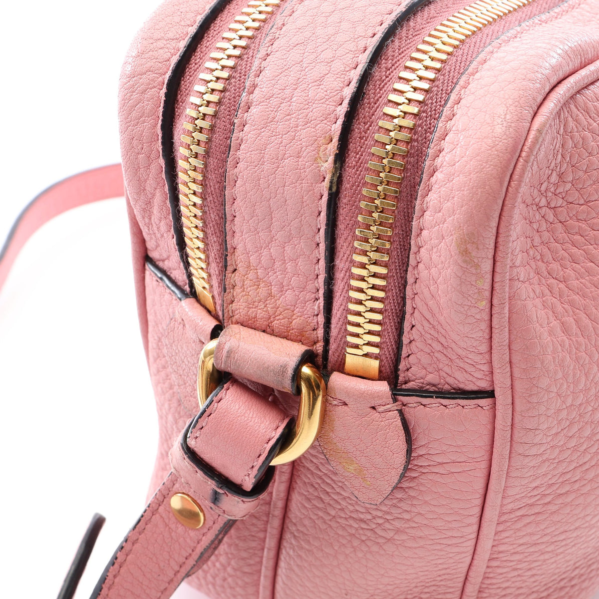 VIT DAINO 2WAY ショルダーバッグ レザー ピンク プラダ バッグ PRADA