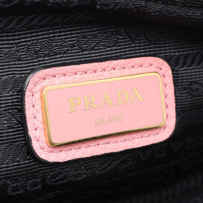 VIT DAINO 2WAY ショルダーバッグ レザー ピンク プラダ バッグ PRADA