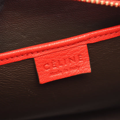 ラゲージ ナノショッパー 2WAY ハンドバッグ レザー レッド カーキブラウン セリーヌ バッグ CELINE