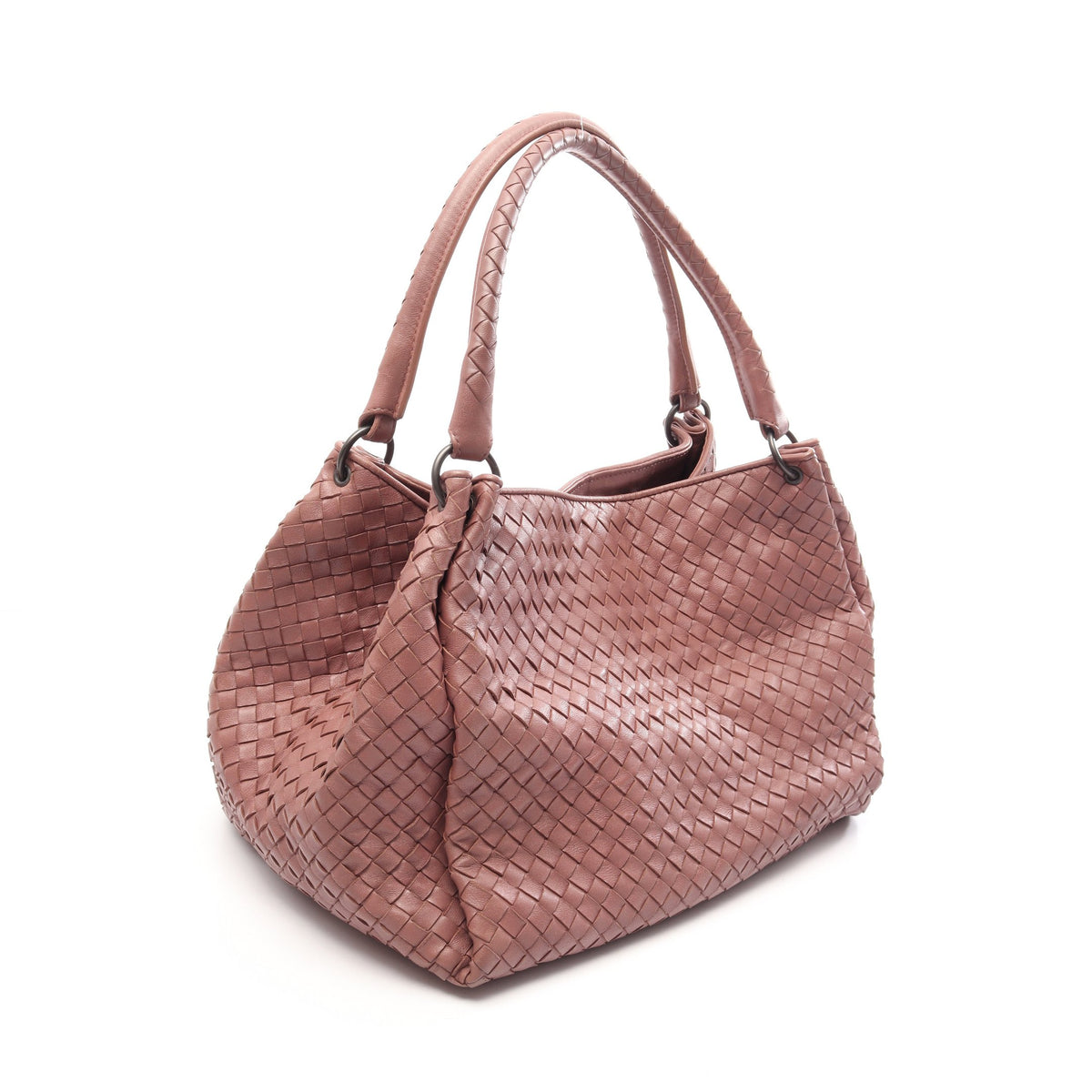 イントレチャート ハンドバッグ トートバッグ レザー ダスティピンク ボッテガヴェネタ バッグ BOTTEGA VENETA