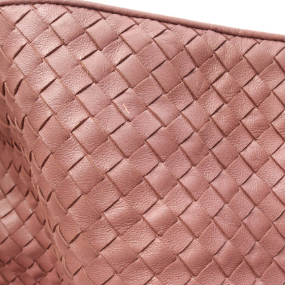 イントレチャート ハンドバッグ トートバッグ レザー ダスティピンク ボッテガヴェネタ バッグ BOTTEGA VENETA