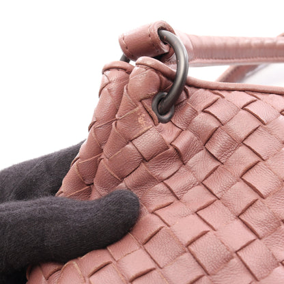 イントレチャート ハンドバッグ トートバッグ レザー ダスティピンク ボッテガヴェネタ バッグ BOTTEGA VENETA