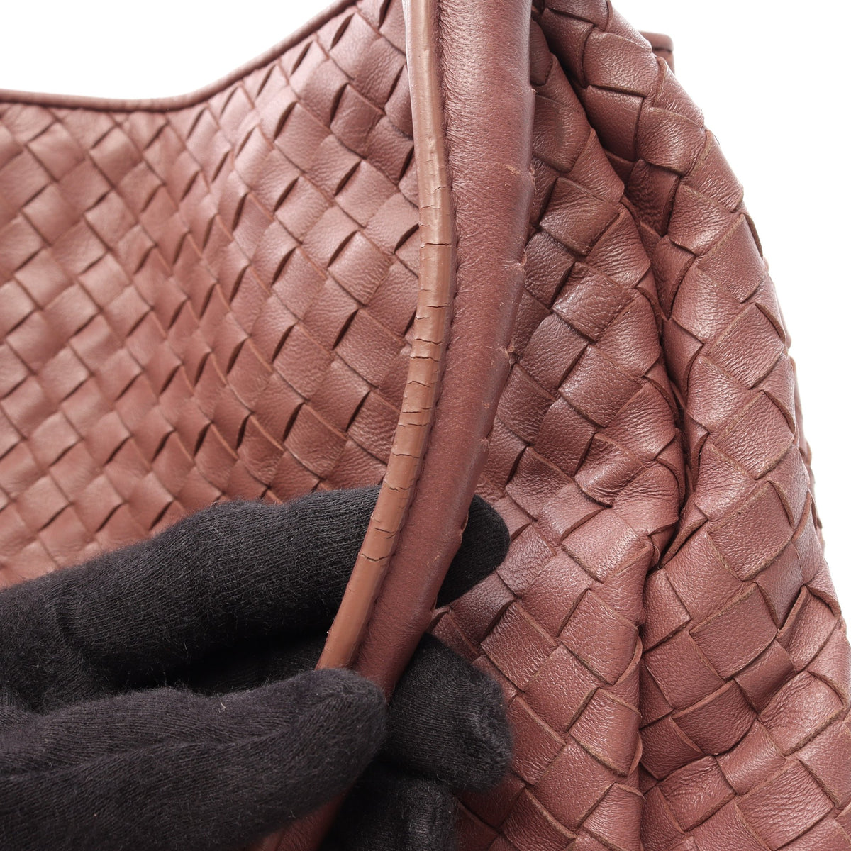 イントレチャート ハンドバッグ トートバッグ レザー ダスティピンク ボッテガヴェネタ バッグ BOTTEGA VENETA