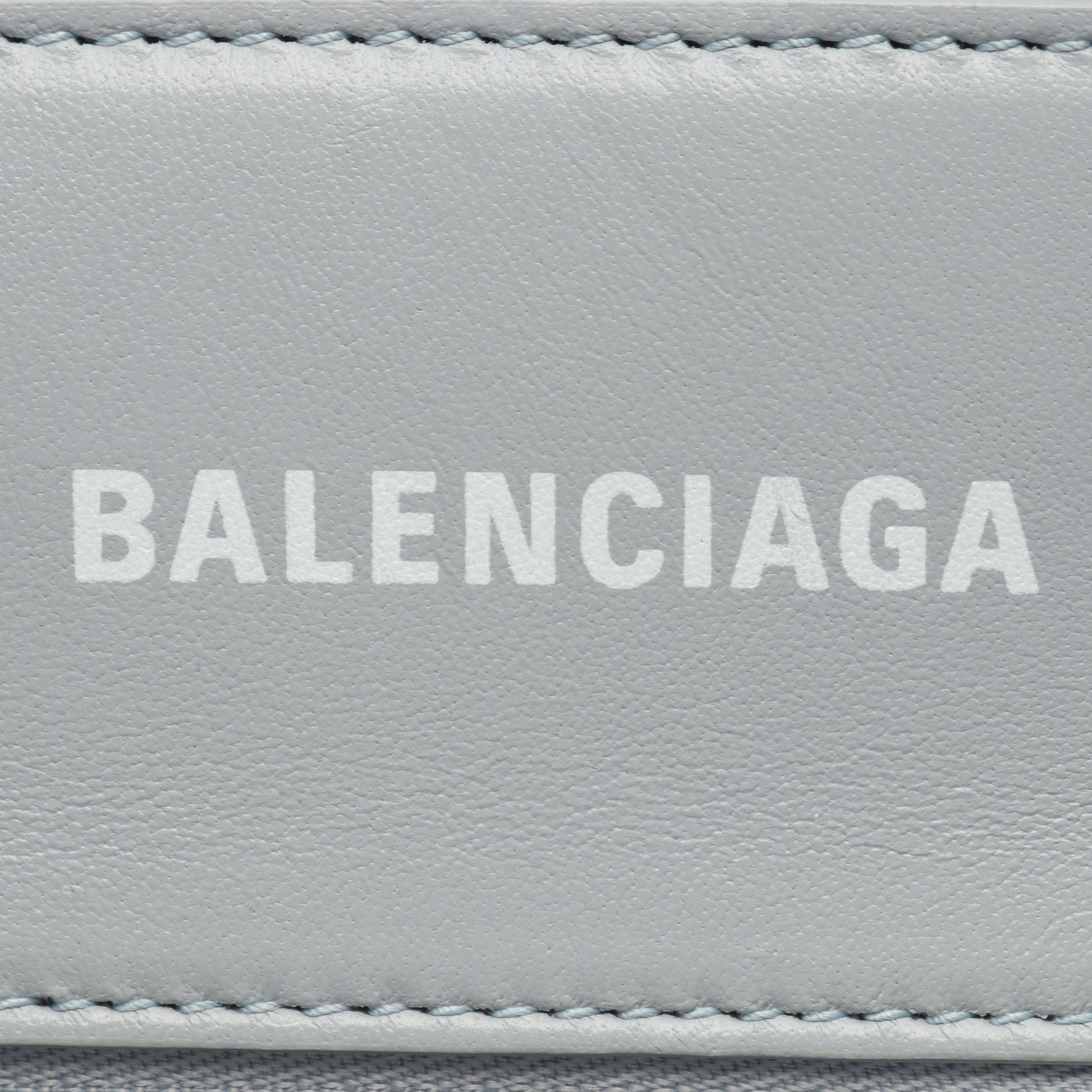 BISTRO XS ビストロ バスケットバッグ 2WAY ハンドバッグ トートバッグ デニム ライトブルー バレンシアガ バッグ BALENCIAGA