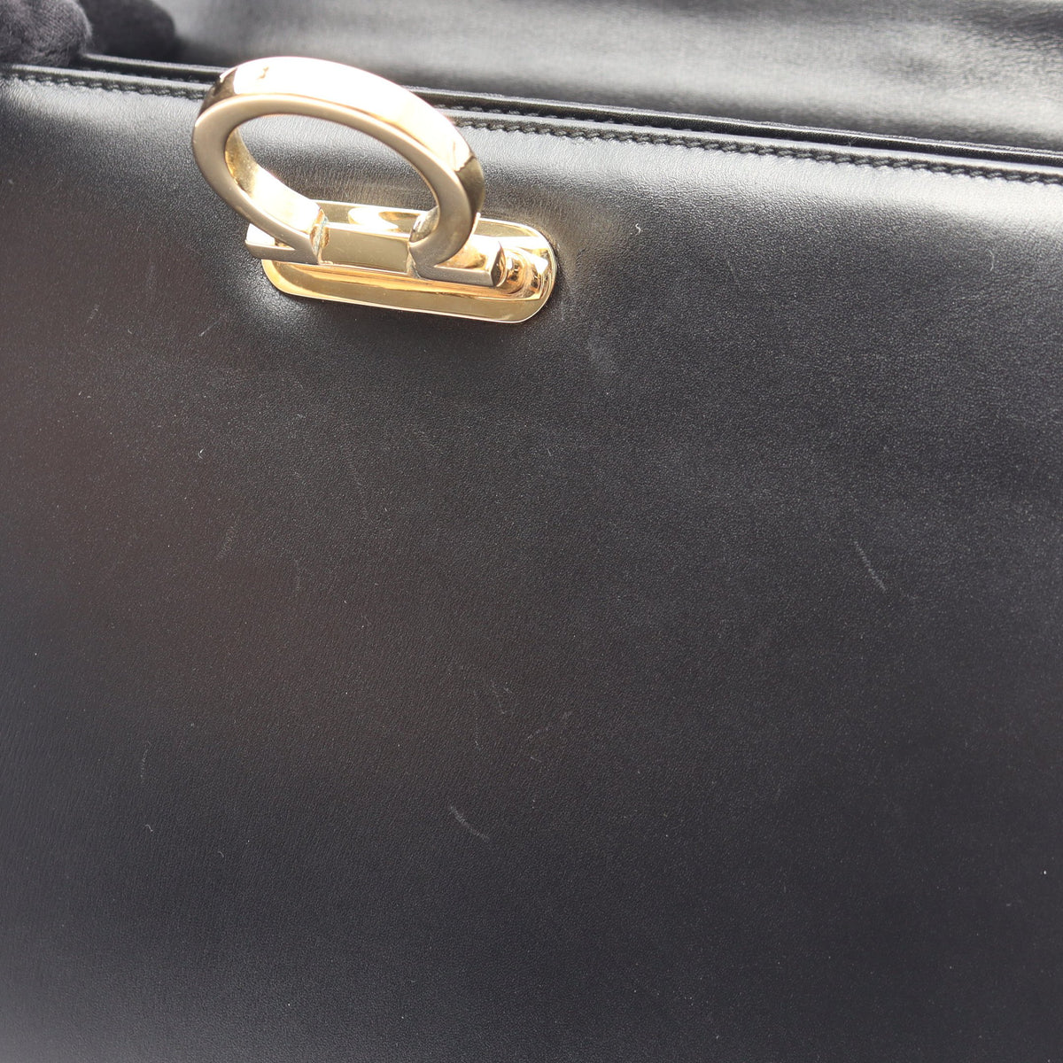 ガンチーニ 2WAY ハンドバッグ レザー ブラック サルヴァトーレフェラガモ バッグ Salvatore Ferragamo