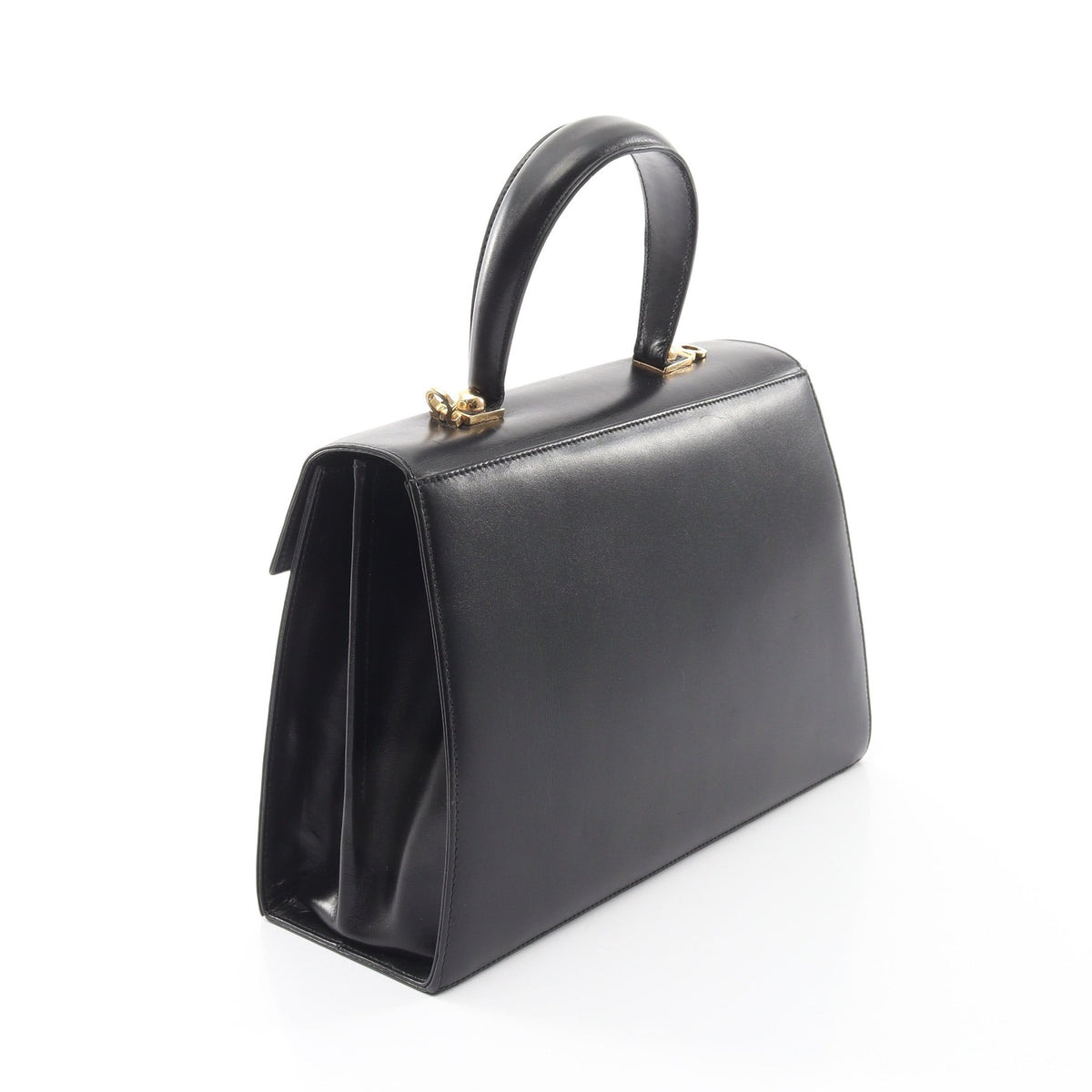 ガンチーニ 2WAY ハンドバッグ レザー ブラック サルヴァトーレフェラガモ バッグ Salvatore Ferragamo