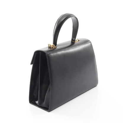 ガンチーニ 2WAY ハンドバッグ レザー ブラック サルヴァトーレフェラガモ バッグ Salvatore Ferragamo
