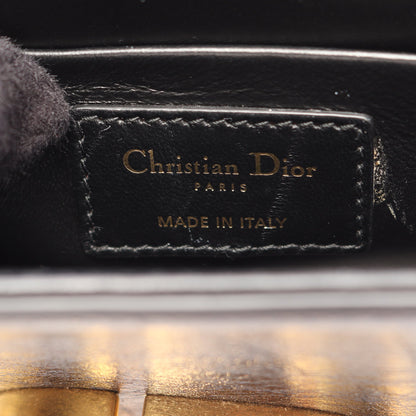 30 MONTAIGNE モンテーニュ ボックス ショルダーバッグ レザー ブラック クリスチャンディオール バッグ Christian Dior