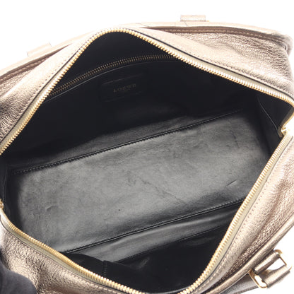 アマソナ28 ハンドバッグ レザー ブロンズ ロエベ バッグ LOEWE