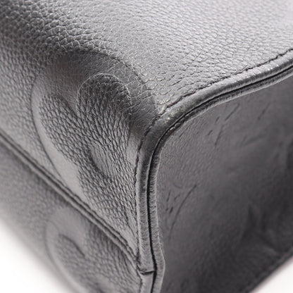 オンザゴーPM モノグラムアンプラント ノワール 2WAY ハンドバッグ レザー ブラック ルイヴィトン バッグ LOUIS VUITTON