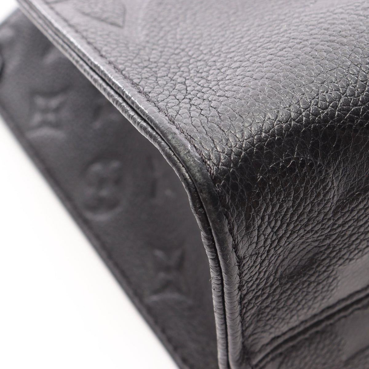 オンザゴーPM モノグラムアンプラント ノワール 2WAY ハンドバッグ レザー ブラック ルイヴィトン バッグ LOUIS VUITTON