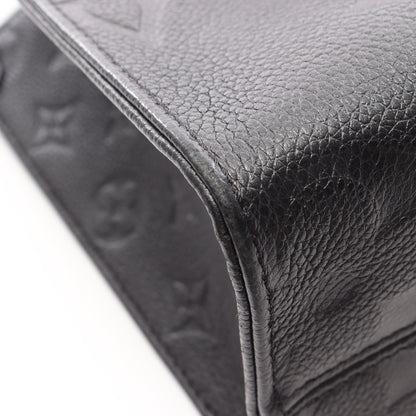 オンザゴーPM モノグラムアンプラント ノワール 2WAY ハンドバッグ レザー ブラック ルイヴィトン バッグ LOUIS VUITTON