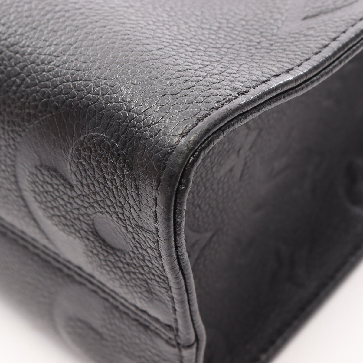 オンザゴーPM モノグラムアンプラント ノワール 2WAY ハンドバッグ レザー ブラック ルイヴィトン バッグ LOUIS VUITTON