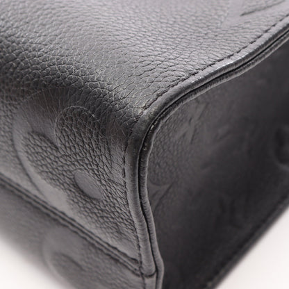 オンザゴーPM モノグラムアンプラント ノワール 2WAY ハンドバッグ レザー ブラック ルイヴィトン バッグ LOUIS VUITTON