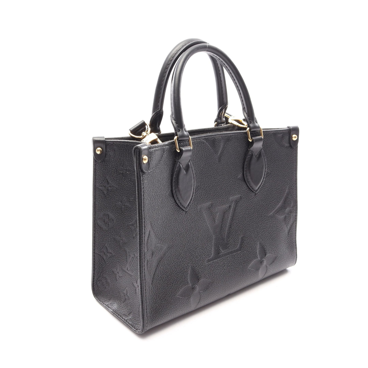 オンザゴーPM モノグラムアンプラント ノワール 2WAY ハンドバッグ レザー ブラック ルイヴィトン バッグ LOUIS VUITTON