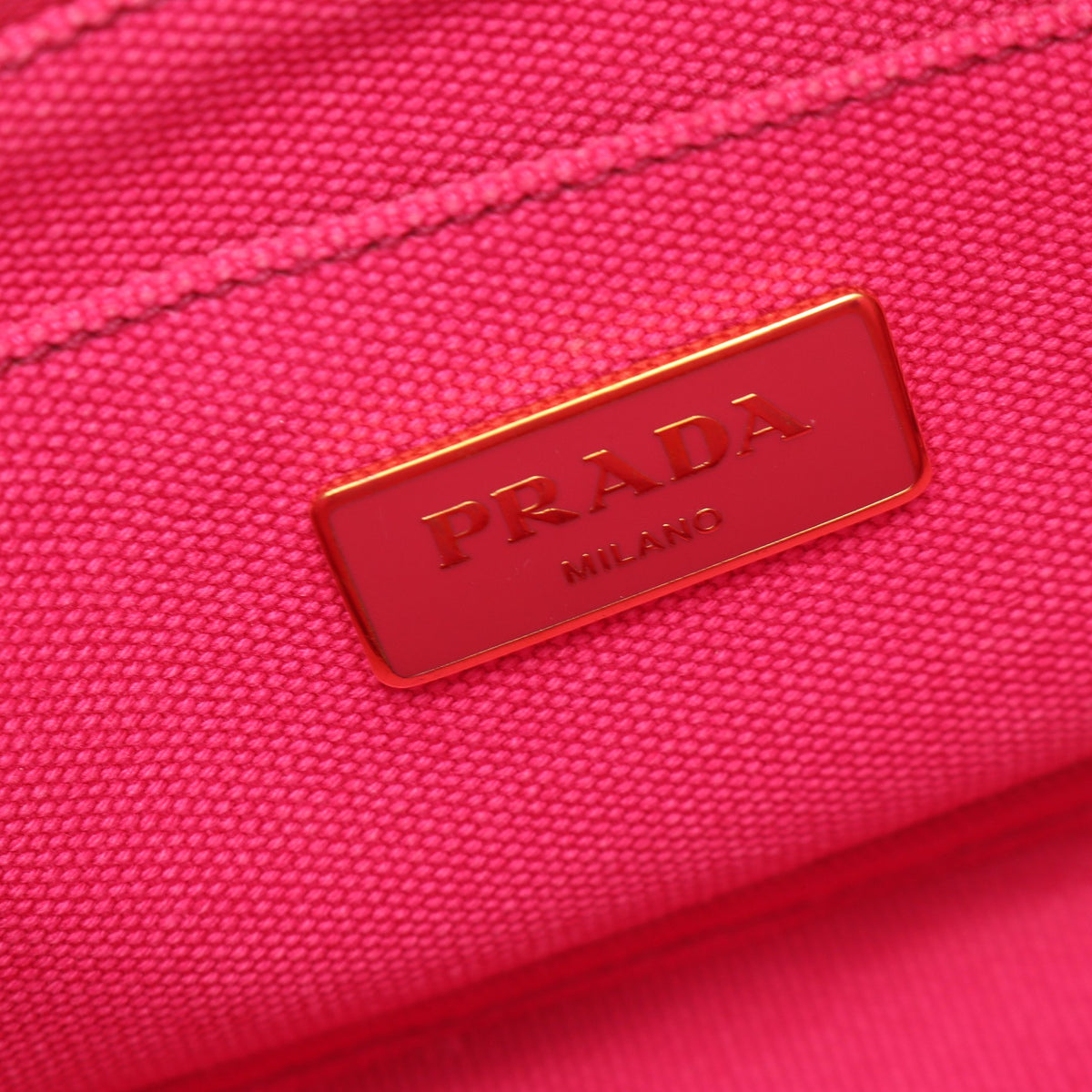CANAPA カナパ ミニ 2WAY ハンドバッグ トートバッグ キャンバス ピンク プラダ バッグ PRADA