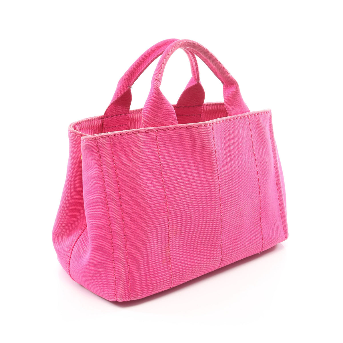 CANAPA カナパ ミニ 2WAY ハンドバッグ トートバッグ キャンバス ピンク プラダ バッグ PRADA