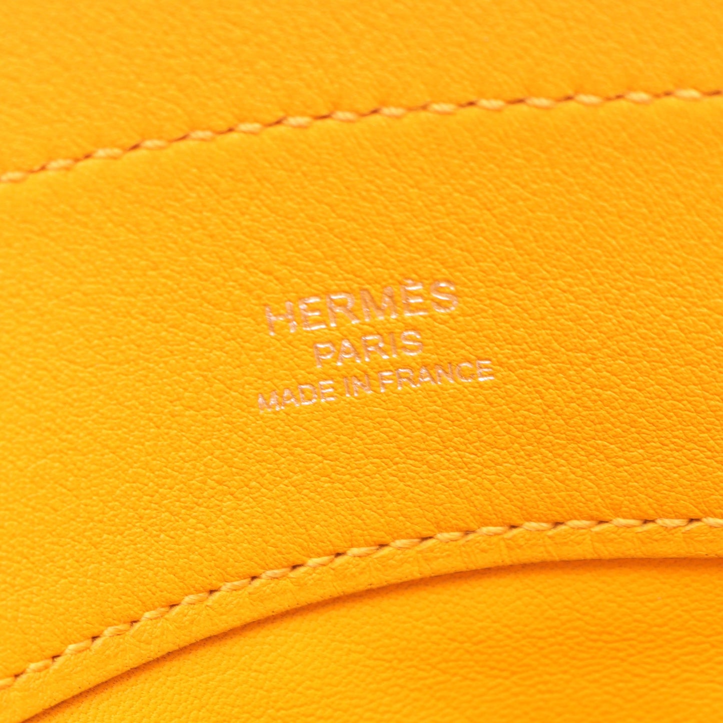 サック アリーヌ ミニ ムタード ショルダーバッグ ヴォースイフト オレンジ シルバー金具 C刻印 エルメス バッグ HERMES