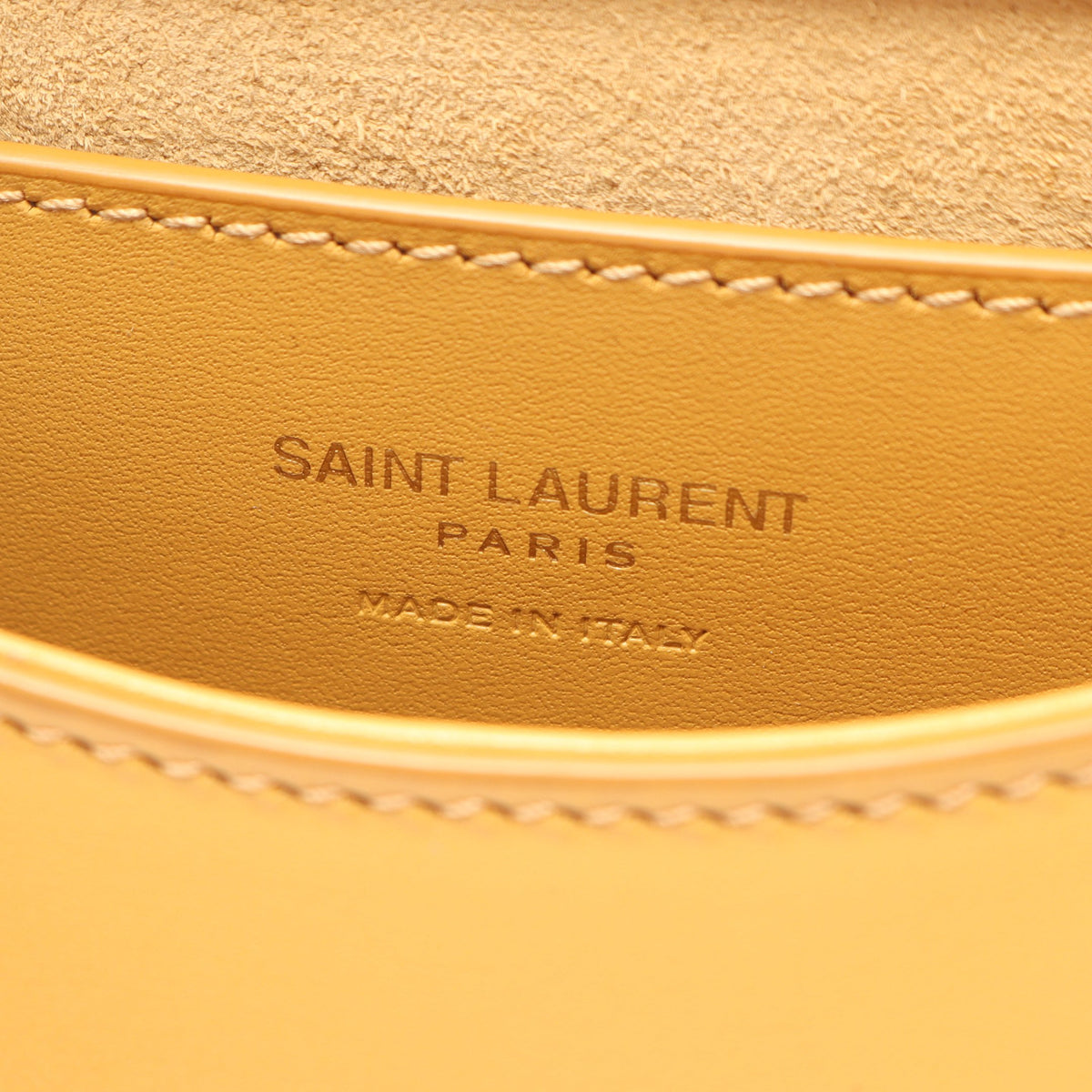 ヴォルテール ミニ ハンドバッグ レザー イエロー サンローランパリ バッグ SAINT LAURENT PARIS