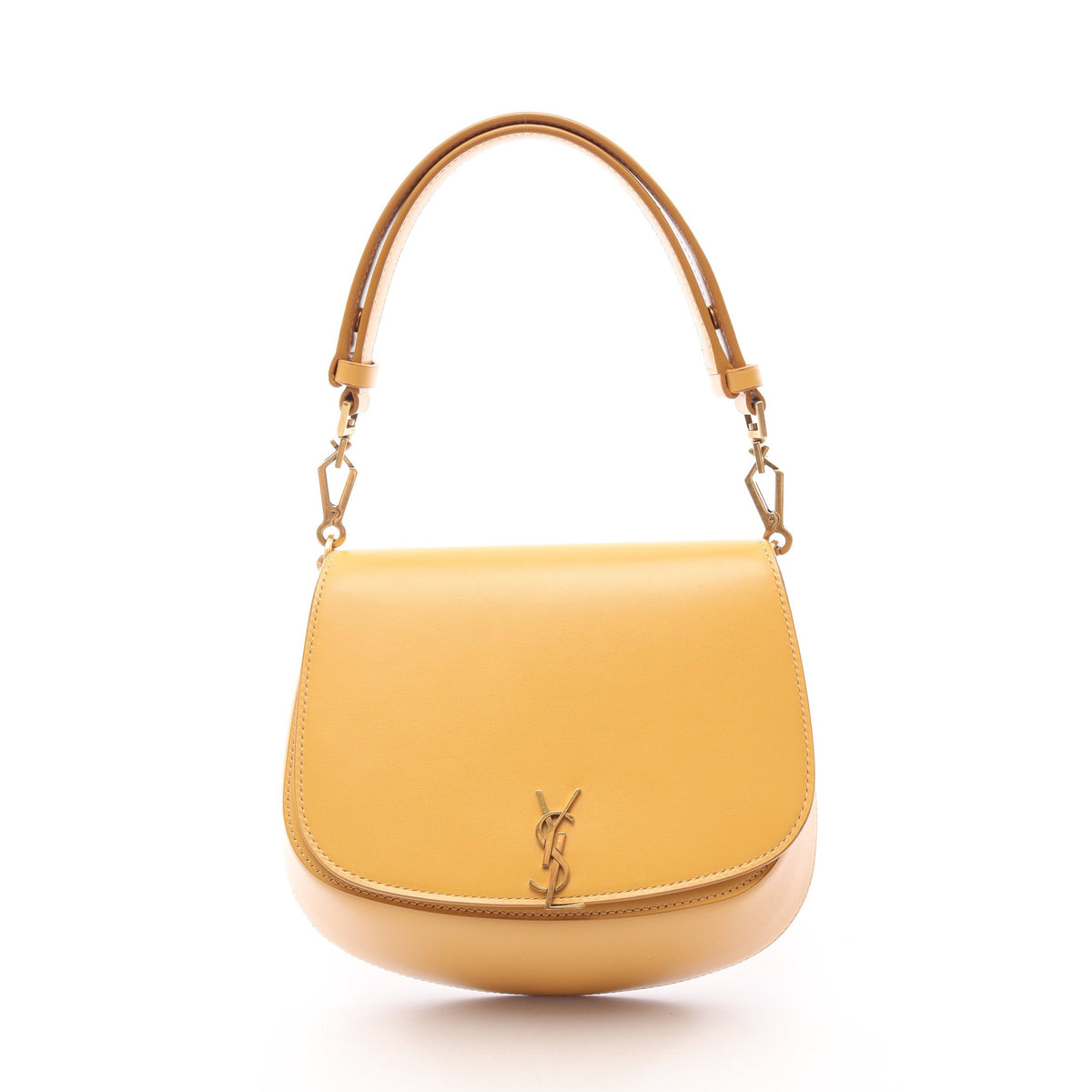 ヴォルテール ミニ ハンドバッグ レザー イエロー サンローランパリ バッグ SAINT LAURENT PARIS