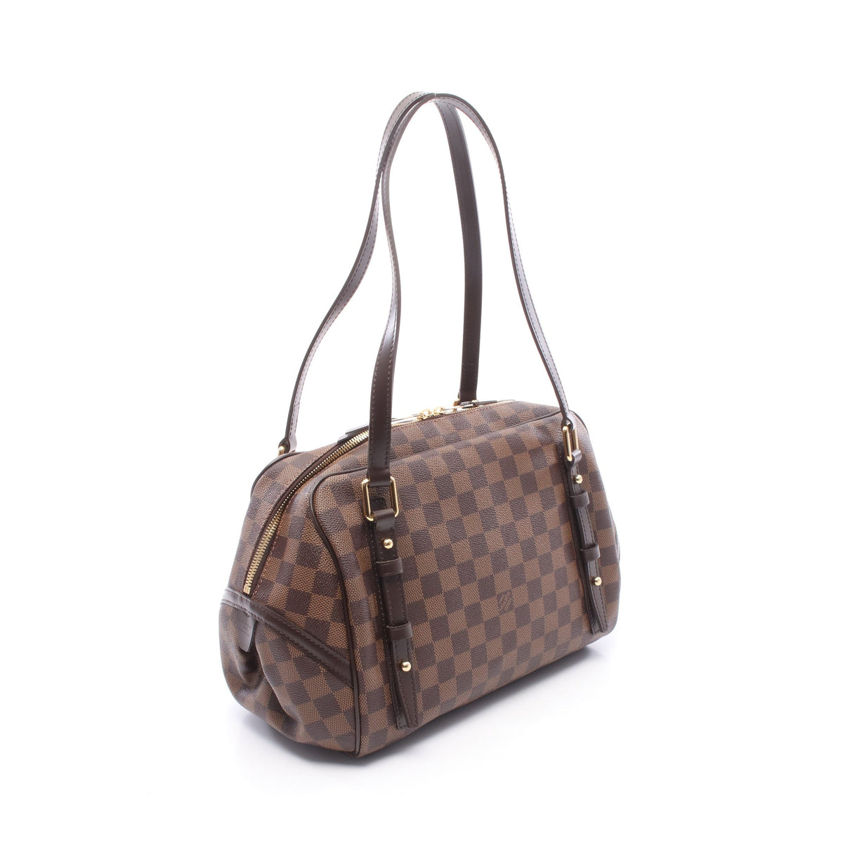 リヴィントンGM ダミエエベヌ ショルダーバッグ PVC レザー ブラウン ルイヴィトン バッグ LOUIS VUITTON