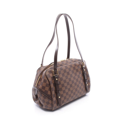 リヴィントンGM ダミエエベヌ ショルダーバッグ PVC レザー ブラウン ルイヴィトン バッグ LOUIS VUITTON