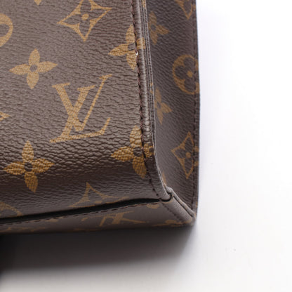 サックプラBB モノグラム 2WAY ハンドバッグ PVC レザー ブラウン ルイヴィトン バッグ LOUIS VUITTON