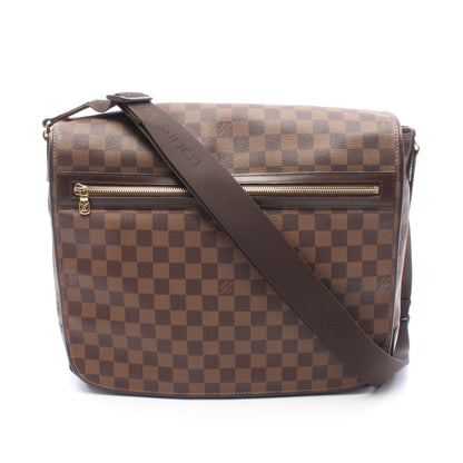 スペンサー ダミエエベヌ ショルダーバッグ PVC レザー ブラウン ルイヴィトン バッグ LOUIS VUITTON
