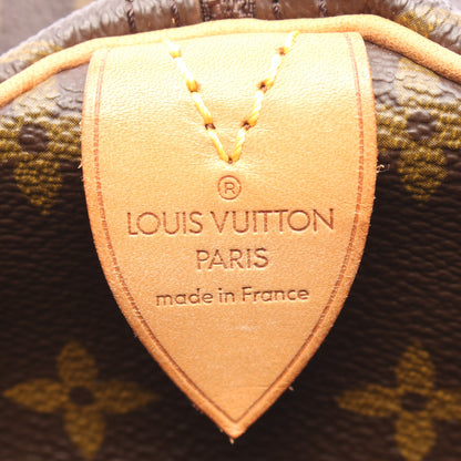 スピーディ30 モノグラム ハンドバッグ PVC レザー ブラウン ルイヴィトン バッグ LOUIS VUITTON