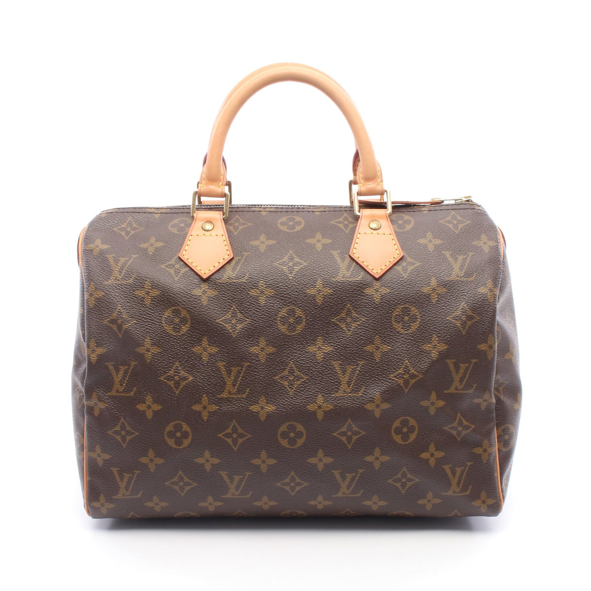 スピーディ30 モノグラム ハンドバッグ PVC レザー ブラウン ルイヴィトン バッグ LOUIS VUITTON