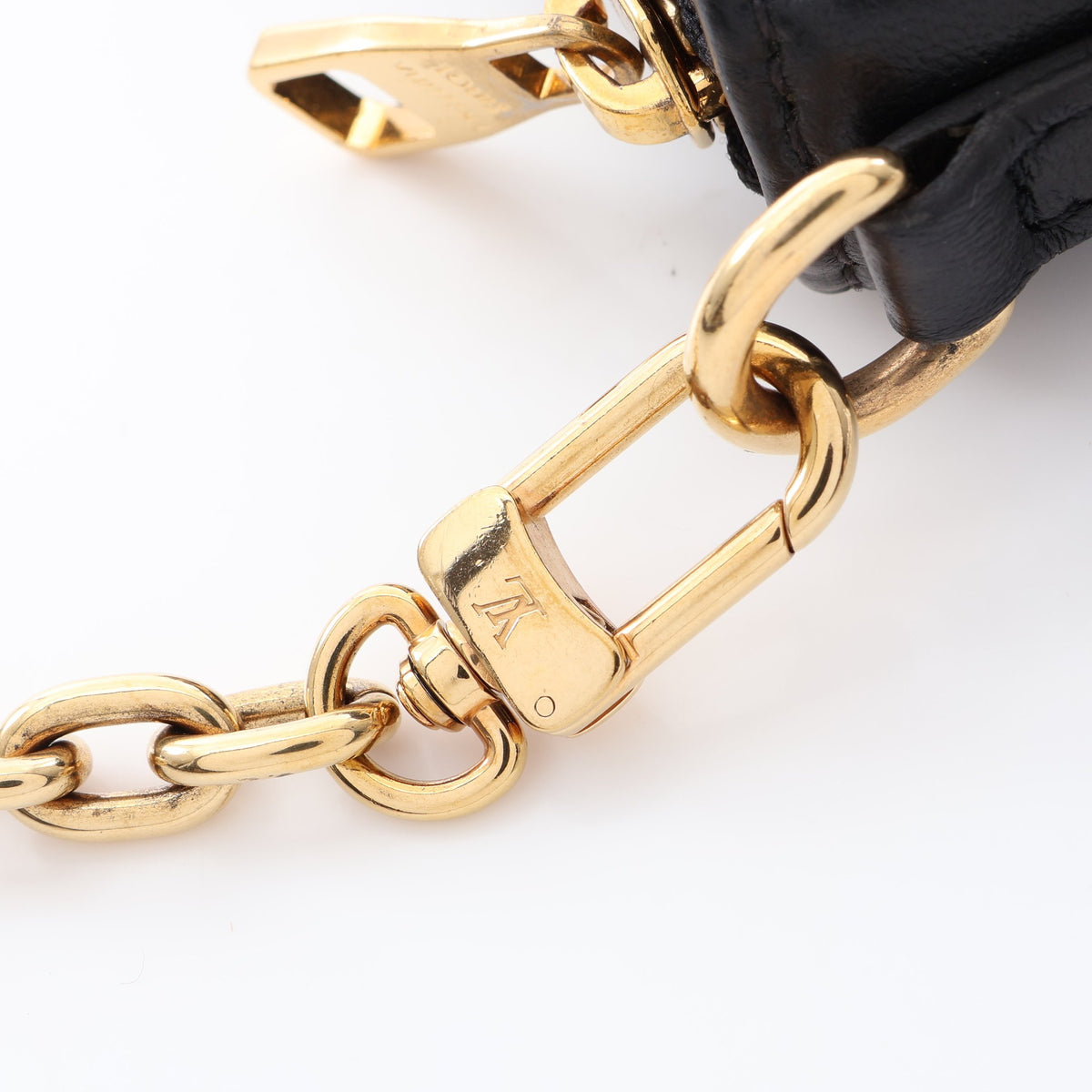 ポシェット トロカ ダミエジャイアント 2WAY チェーンショルダーバッグ レザー ブラック ルイヴィトン バッグ LOUIS VUITTON