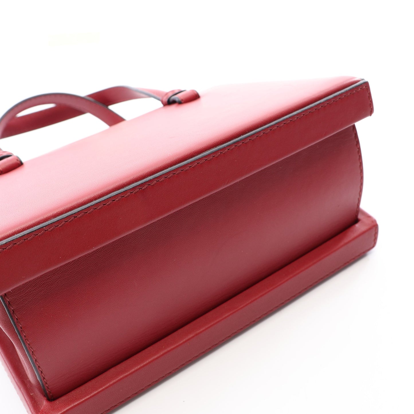 POSTAL SMALL ポスタル スモール 2WAY ハンドバッグ レザー レッド ロエベ